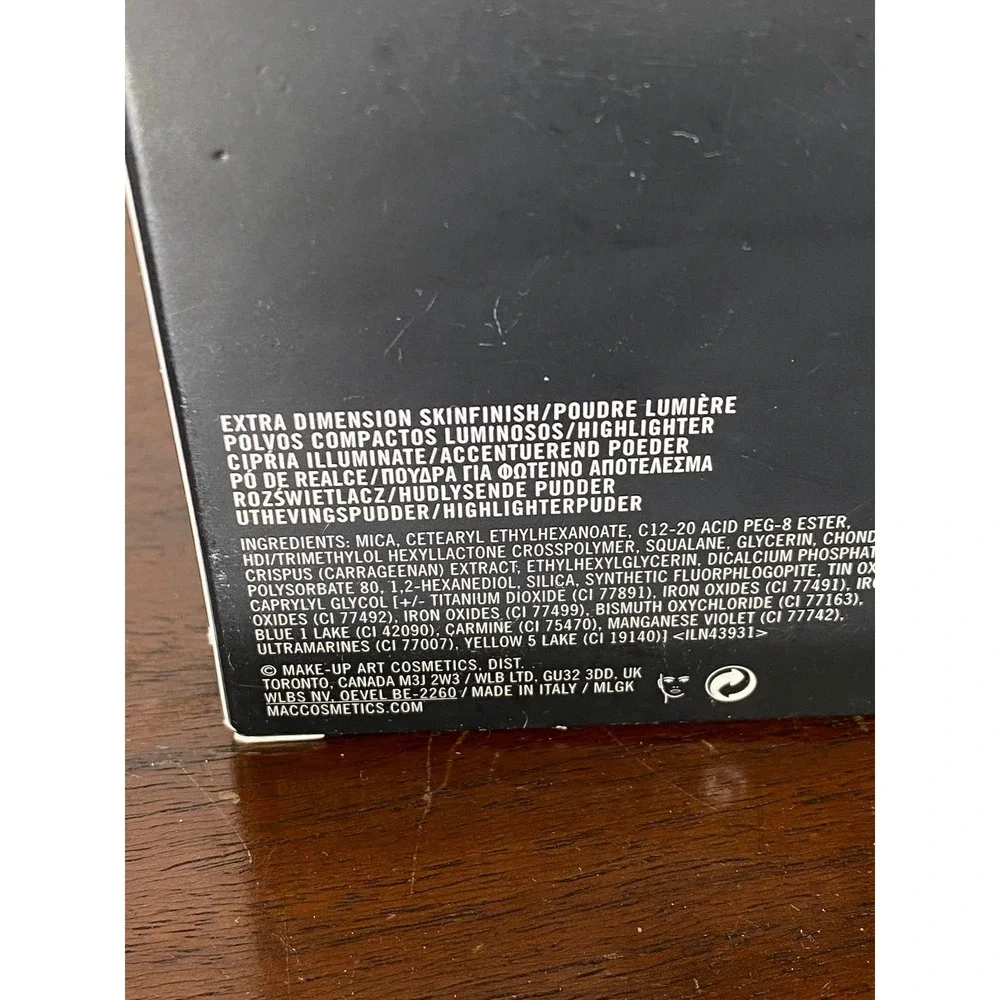Mac Extra Dimension Skinfinish Powder Double-Gleam Highlighter 0.31oz New In Box